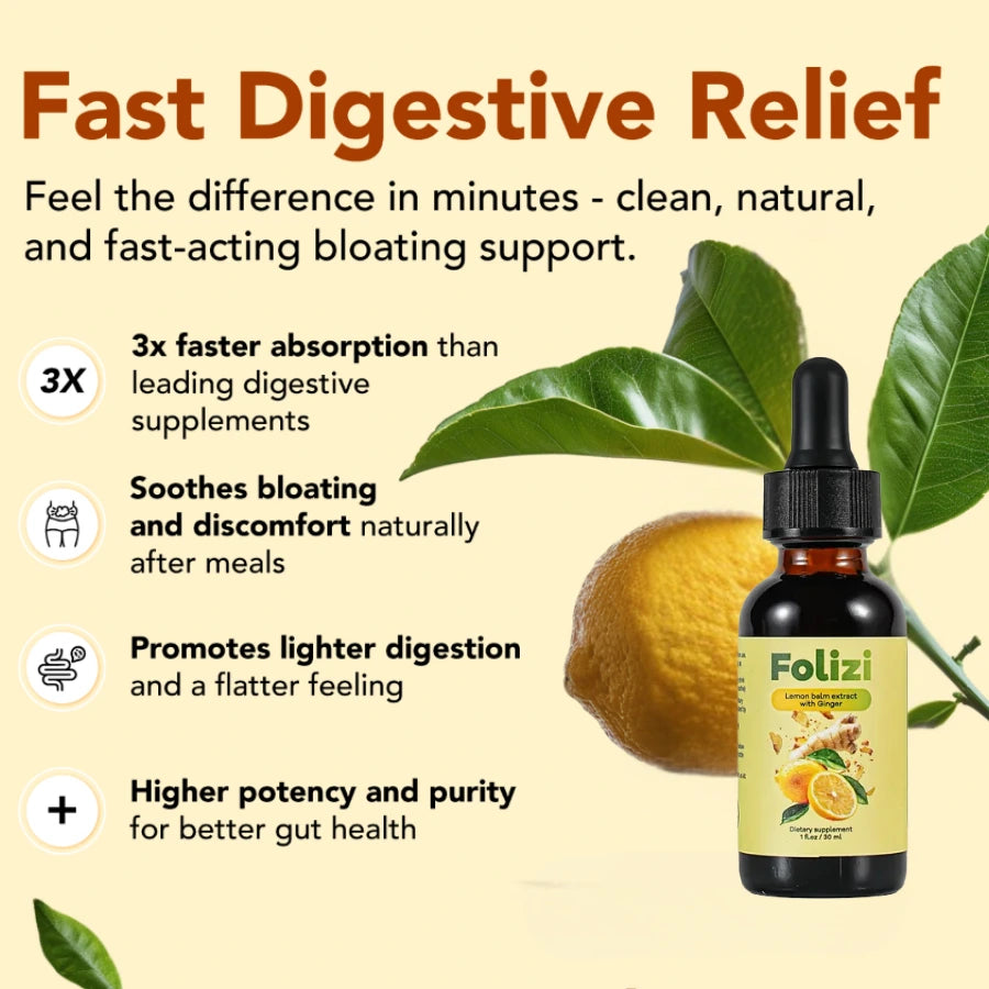 Organic Lemon Balm Extract with Ginger