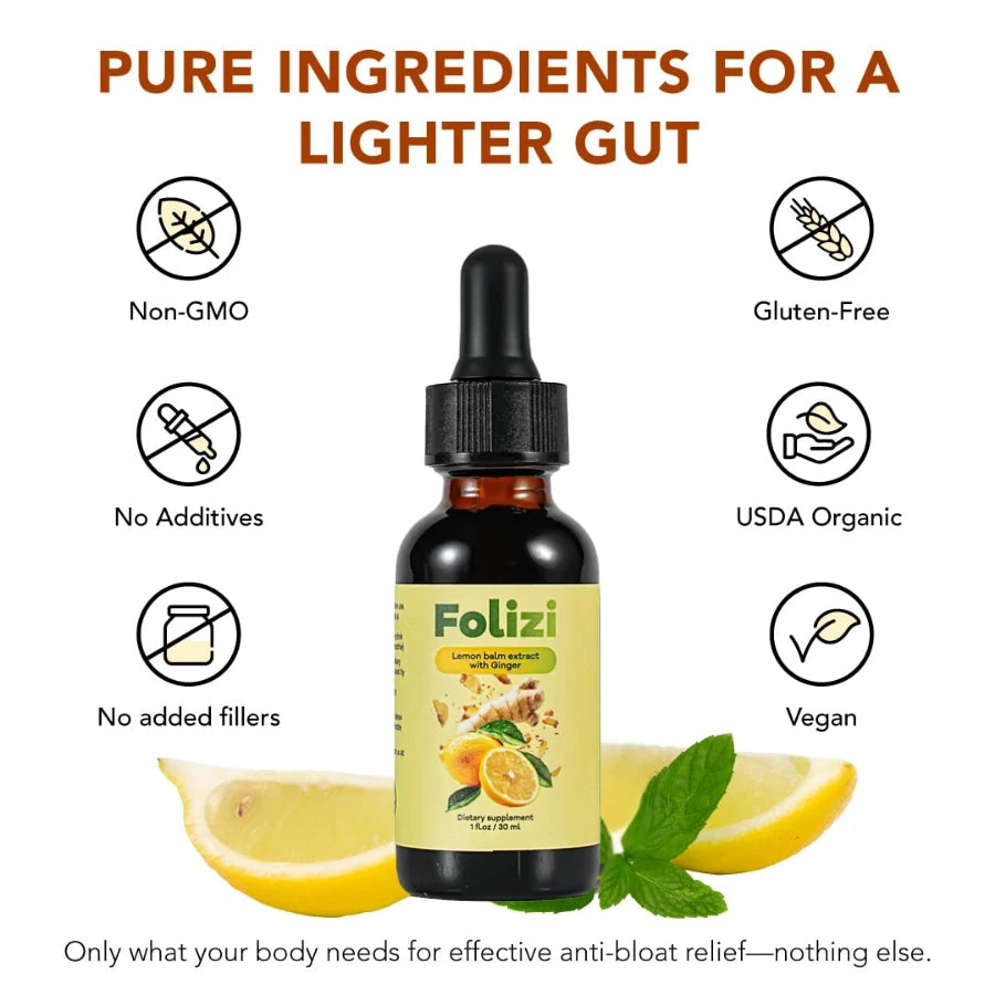 Organic Lemon Balm Extract with Ginger