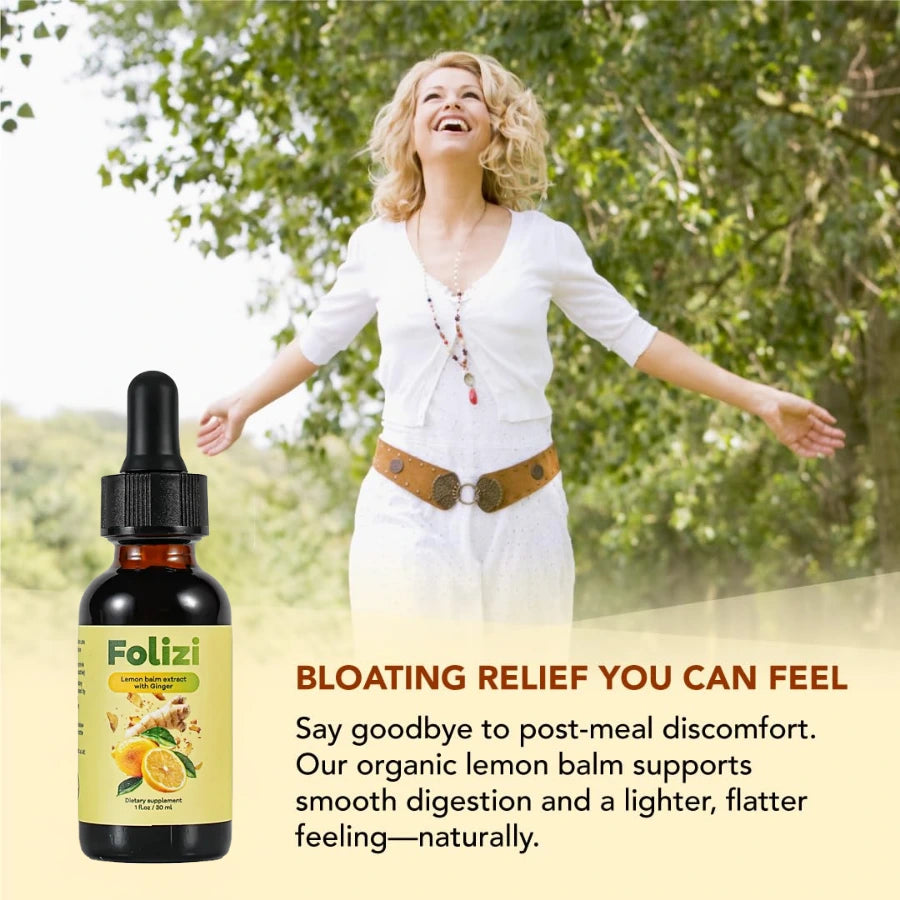 Organic Lemon Balm Extract with Ginger