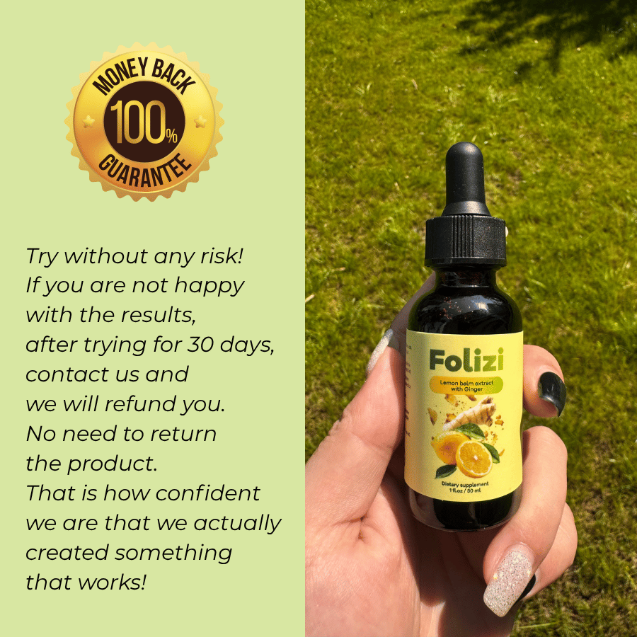 Organic Lemon Balm Extract with Ginger